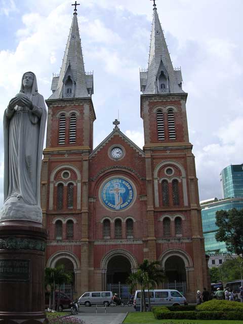 The Roman Catholic Cathedral, across the road from the post office