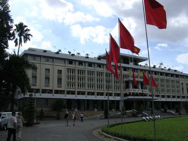 The palace from the approach road