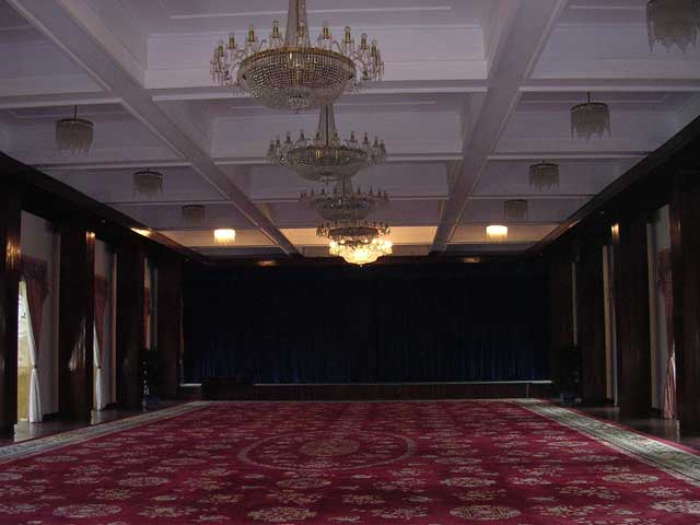 The large reception hall