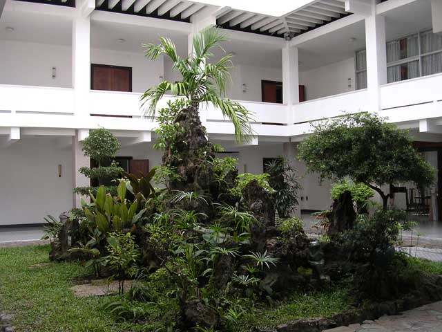 Delightful courtyard on the second floor