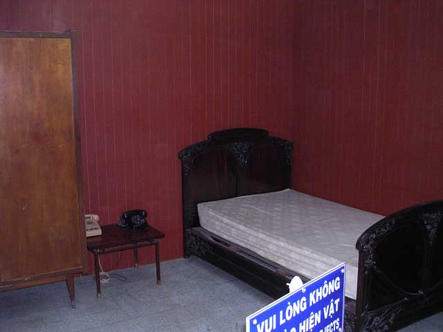 The president's combat duty bedroom