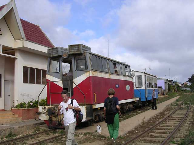 Our train on the Crémaillère Railway