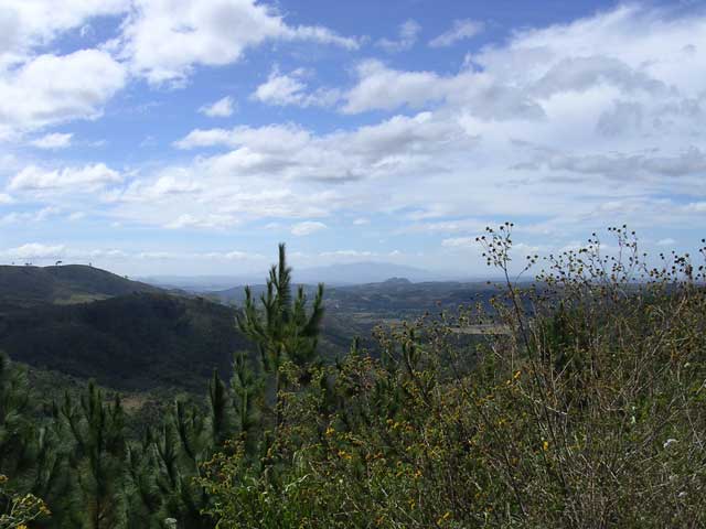 Looking across to Ta Nung (?) village, where Dalat's poorer residents may be moved to make way for tourism