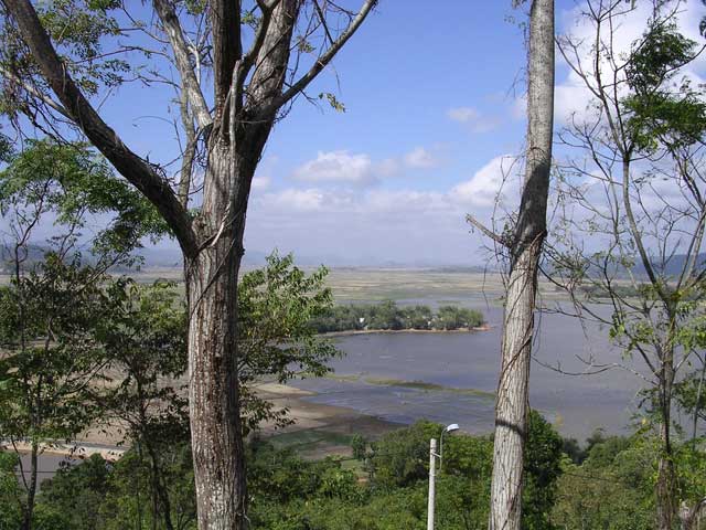 Back across the lake from the road up to Bao Dai's hunting lodge