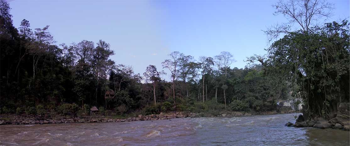Looking across the river<br />(composite of 2 photographs)