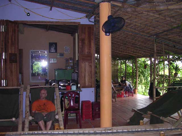Inside the main sitting-around and eating area