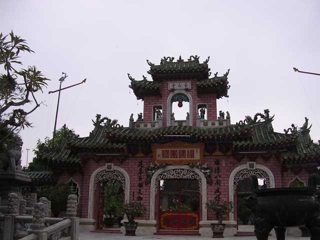 The main gate from the street