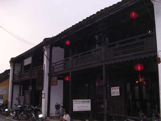 Typical old houses near the Japanese Bridge