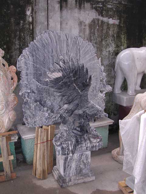 A particularly fine specimen of the local marble carving