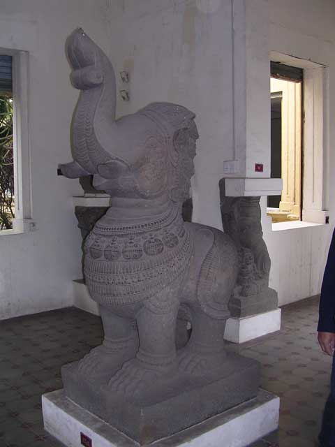 Another imaginary animal: an elephant's head, the body of a fish, a lion's feet and a snake's tail