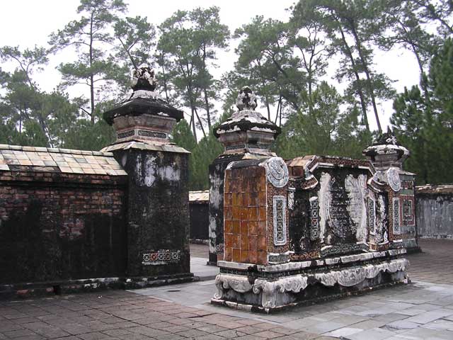 Entrance to the courtyard of the tomb itself, but Tu Duc isn't actually there