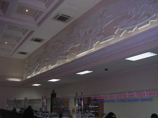 Decorations in the post office
