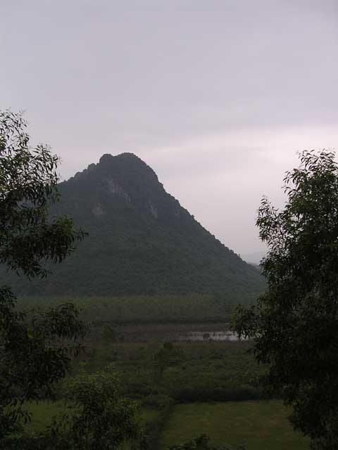 The Rockpile, a mountain used by the US as a lookout post, which had to be ascended by helicopter
