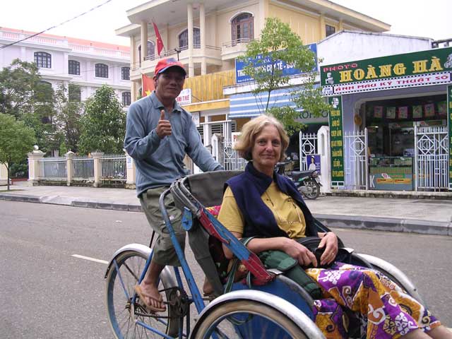 Mary in a cyclo...