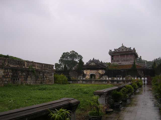 The partially restored Emperor's Reading Room