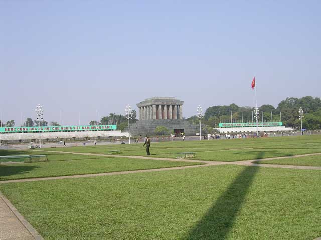 The Mausoleum from across the square