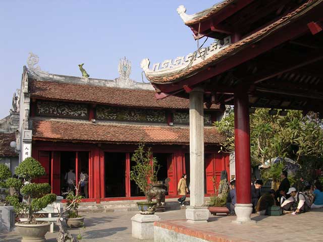 The temple buildings