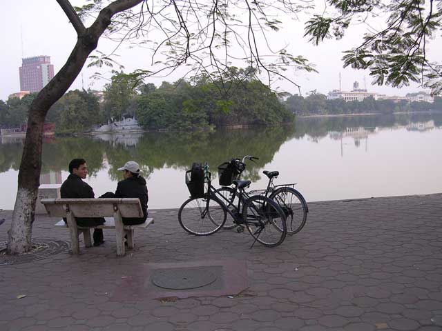 Lakeside scene