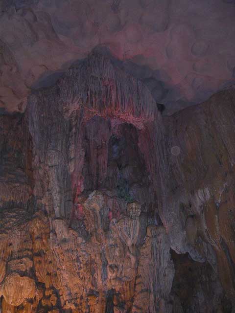 Some stalactites