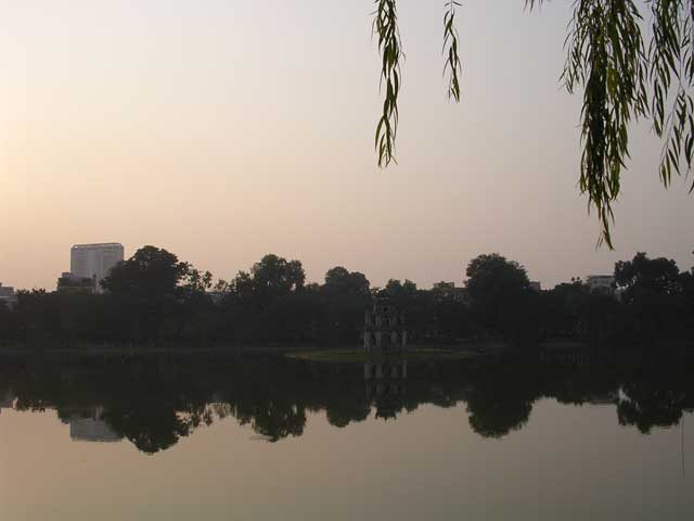 Thap Rua (Tortoise Tower), Hoan Kiem Lake, Hanoi