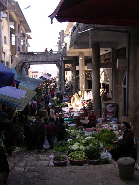 The market in Sapa, Vietnam