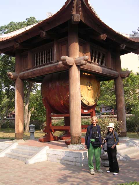 A Very Large Drum at the Temple of Literature, Hanoi
