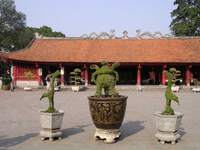 Topiary at the Temple of Literature, Hanoi