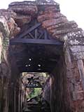 Showing how the Khmers built arches without keystones