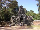 One of the gates, with the face of Avalokiteshvara above