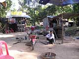 Local mechanic at Angkor