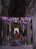 A Buddhist shrine inside