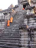Monks on those same top steps