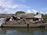 Boat load of fishing lamps, Chong Kneas, Cambodia