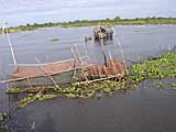 Fishing - or perhaps a fish farm?