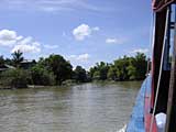 Into the Stung Sangker river proper now, heading for Battambang