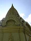 Lon Nol's stupa from directly below...