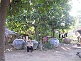 Big jars for collecting precious rainwater