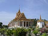 Across the garden to the Silver Pagoda