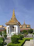Pavilion containing equestrian statue of King Norodom (sort of)