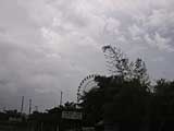 A Ferris wheel - we've no idea whether it was in use