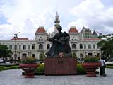 Ho Chi Minh in front of City Hall, Ho Chi Minh City