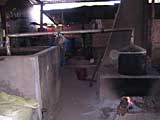 Rice wine being manufactured