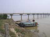 Bridge across another huge Vietnamese waterway