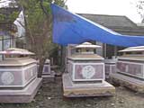 Marble coffins
