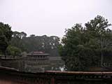 Looking across Luu Khiem Lake from the main approach to Xung Khiem pavilion