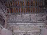 Decorated panelling and part of the roof
