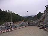 The Dakrong Bridge, leading to the Ho Chi Minh Trail, on the DMZ tour