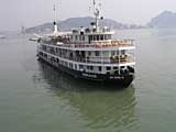 The Emeraude, reputedly the most expensive and luxurious boat in Ha Long Bay