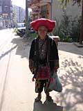 This Dao woman was happy to pose for us - for a few thousand Dong.