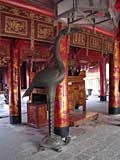 A magnificent bird in the Temple of Literature, Hanoi